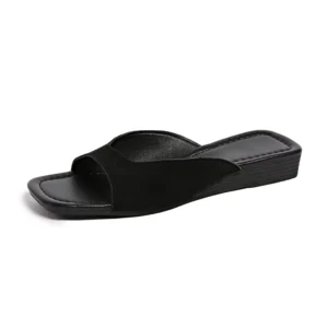 Wedge Square Toe Sandals