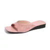 Wedge Square Toe Sandals