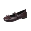 Women's Flat Shoes Elegant Bow
