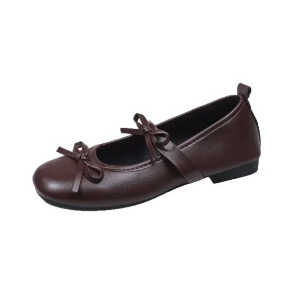 Women's Flat Shoes Elegant Bow