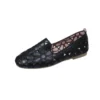 Square Toe Flat Shoes