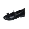 Women's Flat Shoes Elegant Bow