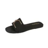 D Buckle Slide Sandals