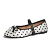 Satin Polka Dot Mary Jane
