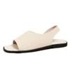 Slingback Square Toe Sandals
