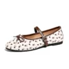 Satin Polka Dot Mary Jane