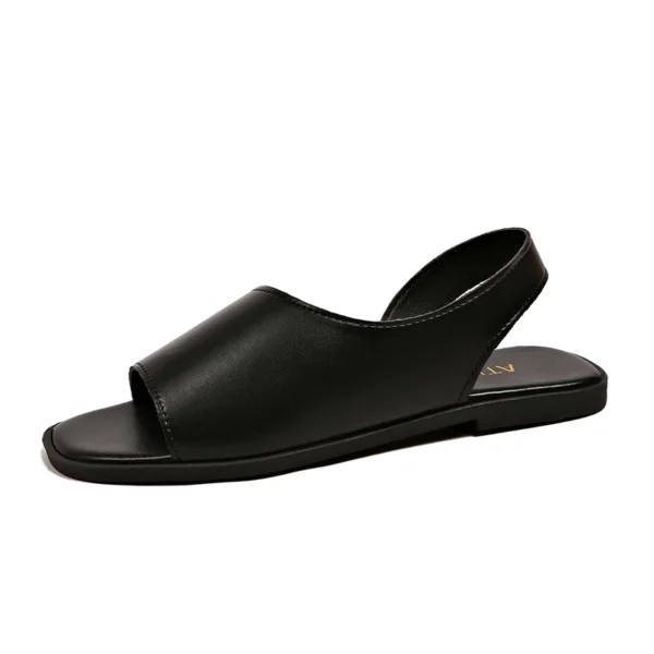 Slingback Square Toe Sandals