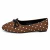 Retro Dot Pattern Flats