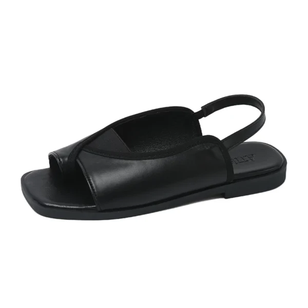 Leather Flat Sandals