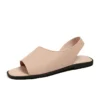 Slingback Square Toe Sandals