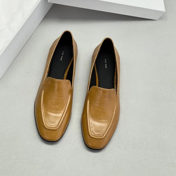 Women Retro Sheepskin Loafers